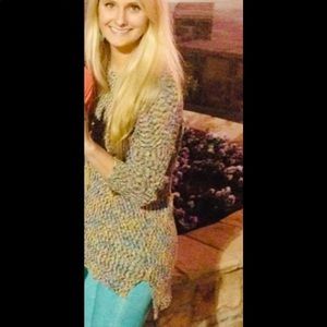 Spring multicolored Lightweight Knit